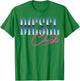 Diesel Chick Trucker Truck Driver Funny Women Retro Vintage T-Shirt - T-Shirt | Irish Green