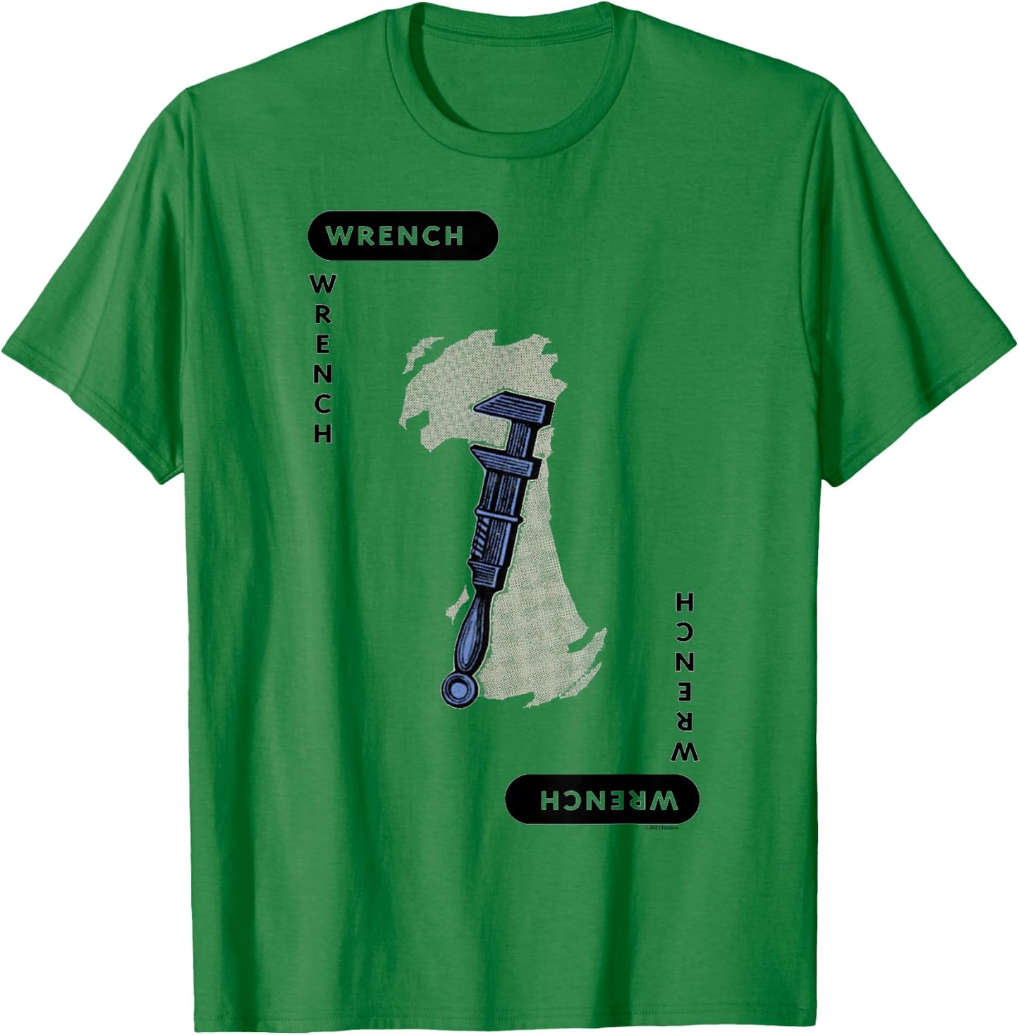 Clue Wrench Playing Card Halloween Costume T-Shirt - T-Shirt | Irish Green