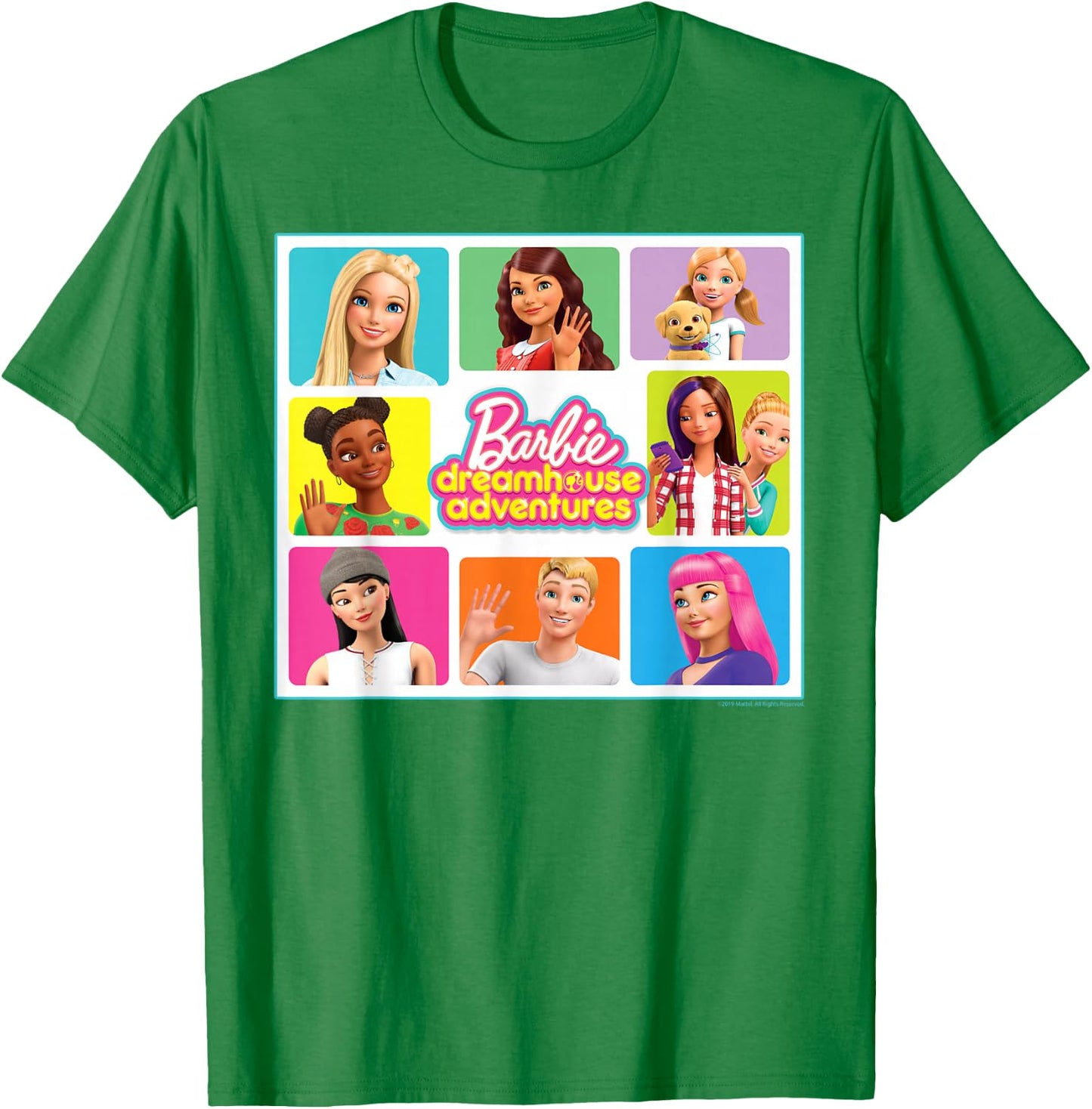 Barbie - Dreamhouse Adventures 9 Square Dream House T-Shirt - T-Shirt | Irish Green