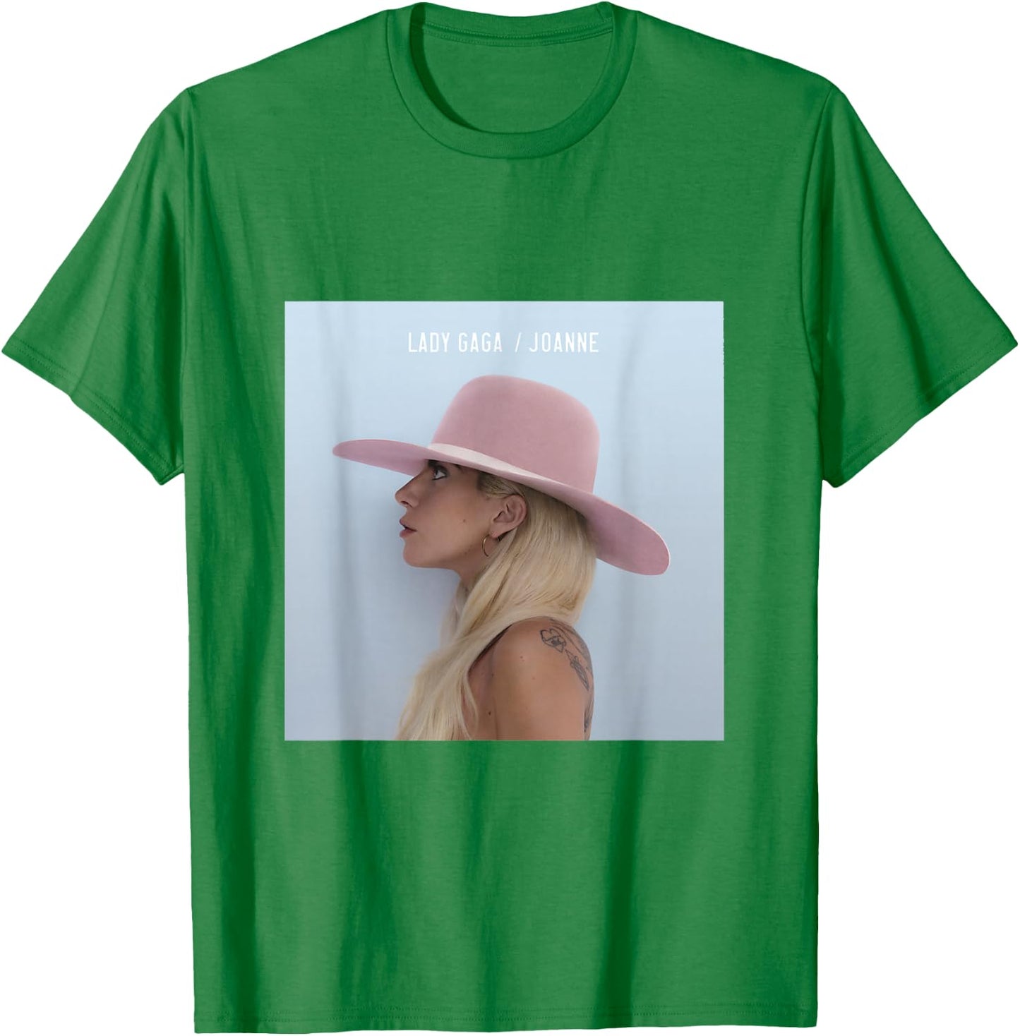 Lady Gaga Official Joanne Album Art Small T-Shirt - T-Shirt | Irish Green