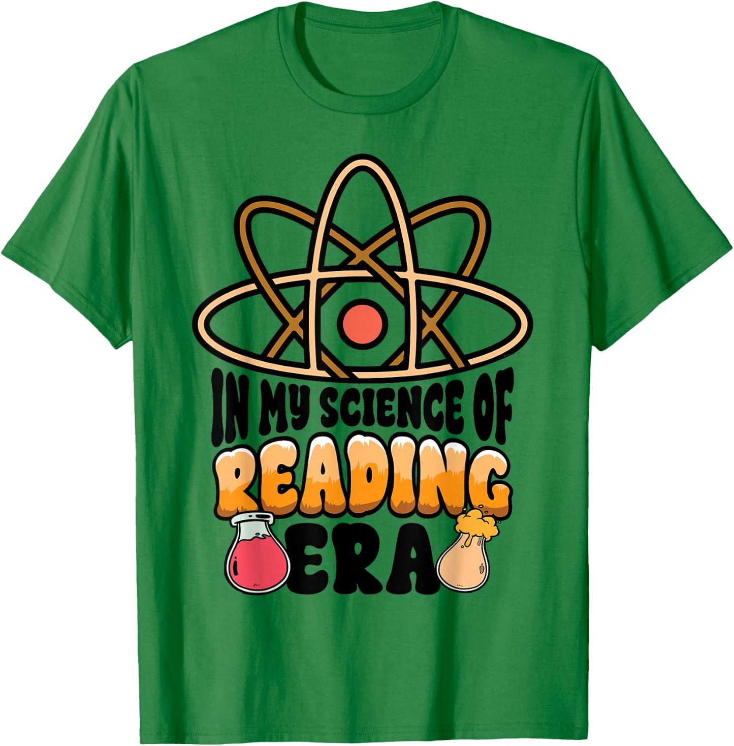 In My Science of Reading Era Book Lover Gift Reading Teacher T-Shirt - T-Shirt | Irish Green