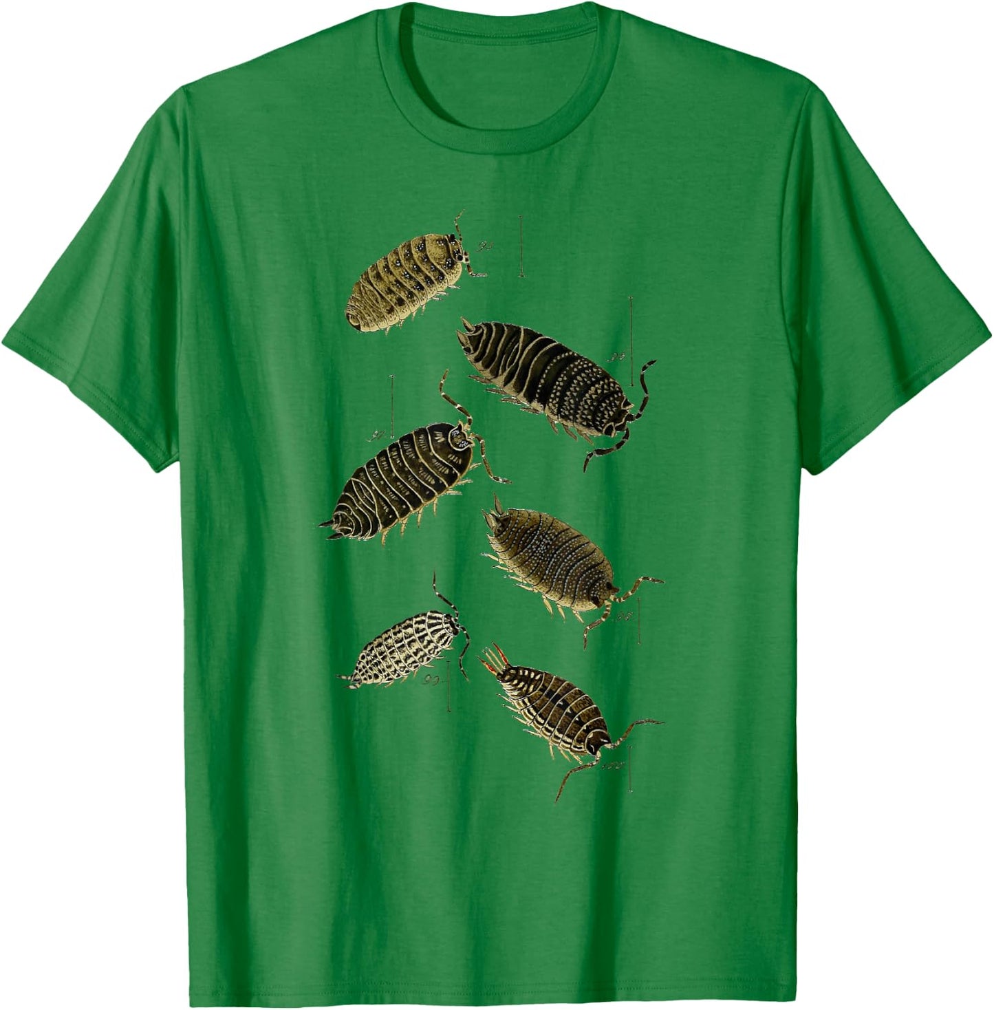 Pill Bug Porcellio scaber woodlice sowbugs T-Shirt - T-Shirt | Irish Green