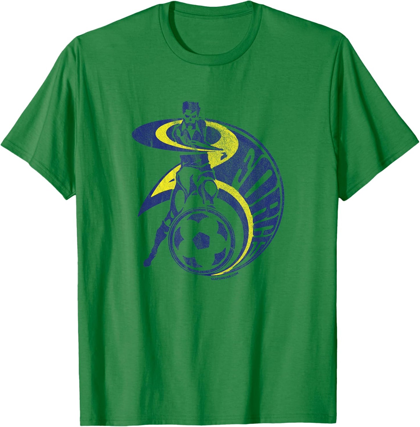 80's Cleveland Shirt Force Soccer T-Shirt - T-Shirt | Irish Green