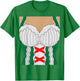 Oktoberfest Bavarian Dirndl Dress with Cleavage T-Shirt - T-Shirt | Irish Green