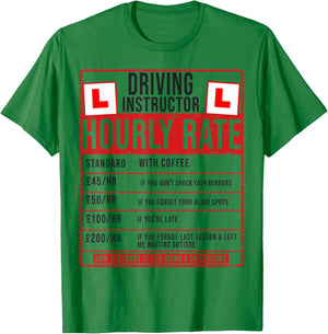 Funny Driving Instructor Outfit Idea Learn to Drive T-Shirt - T-Shirt | Irish Green
