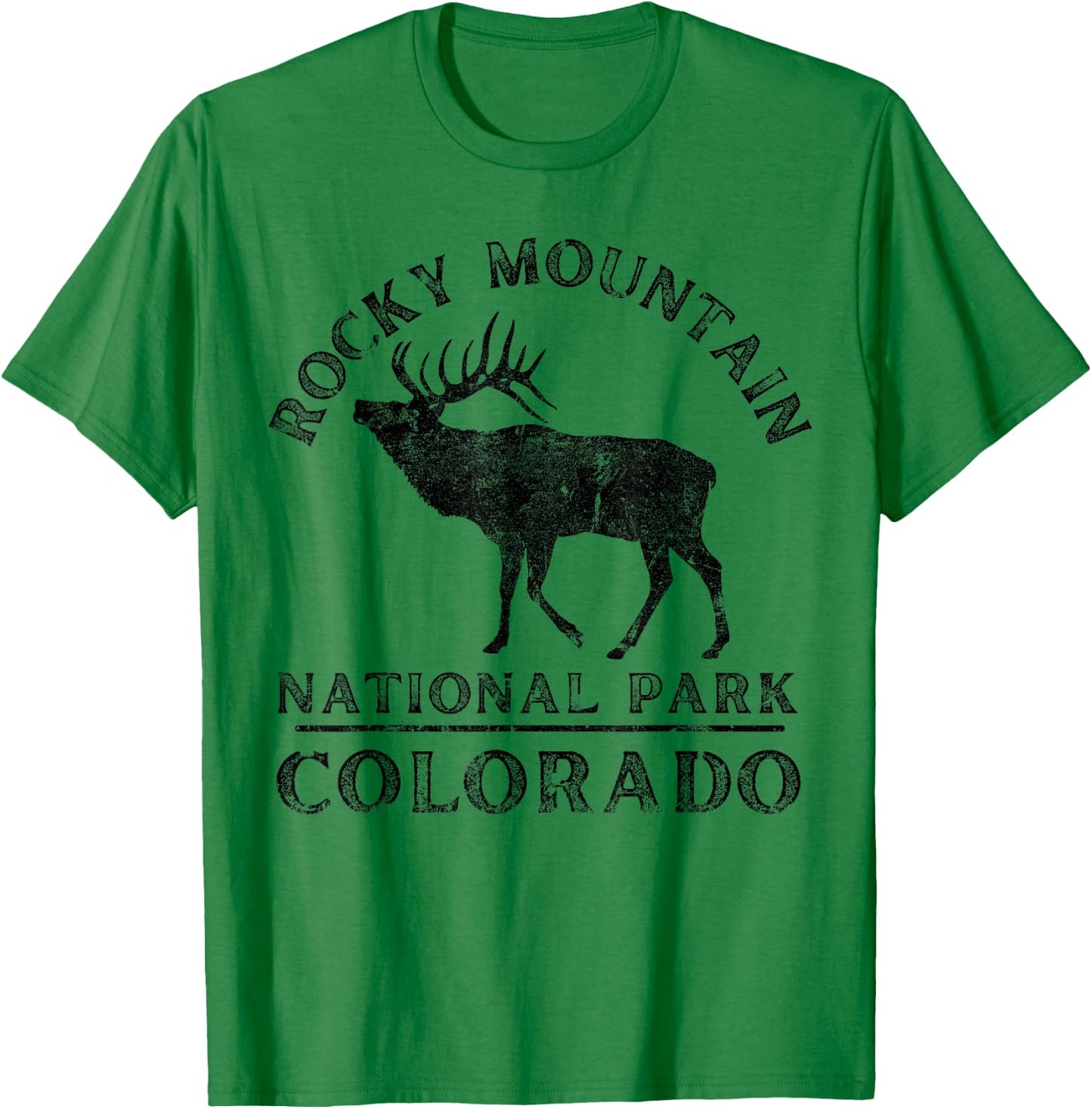 Rocky Mountain National Park T-Shirt - T-Shirt | Irish Green