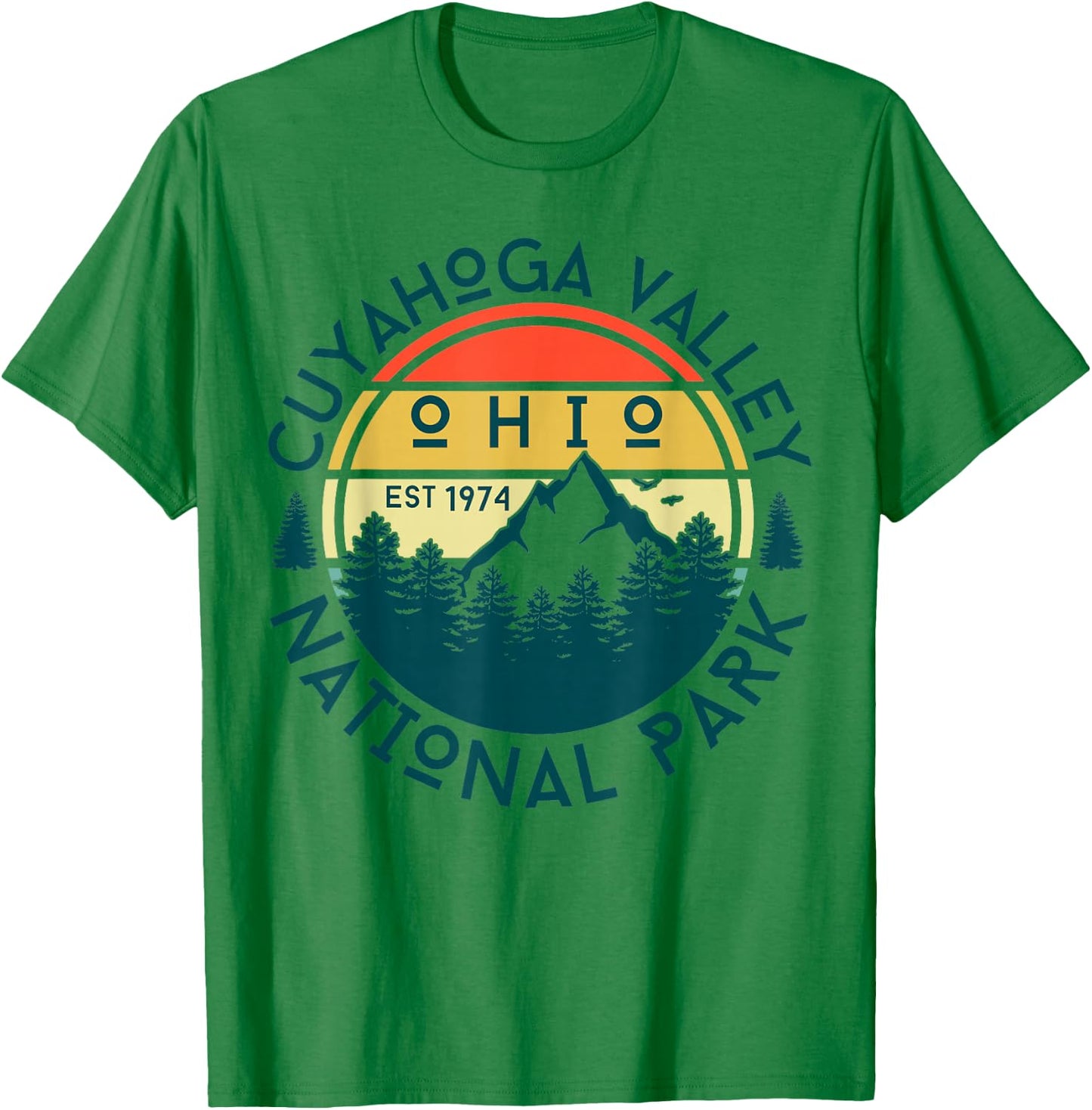 Cuyahoga Valley National Park T-Shirt - T-Shirt | Irish Green