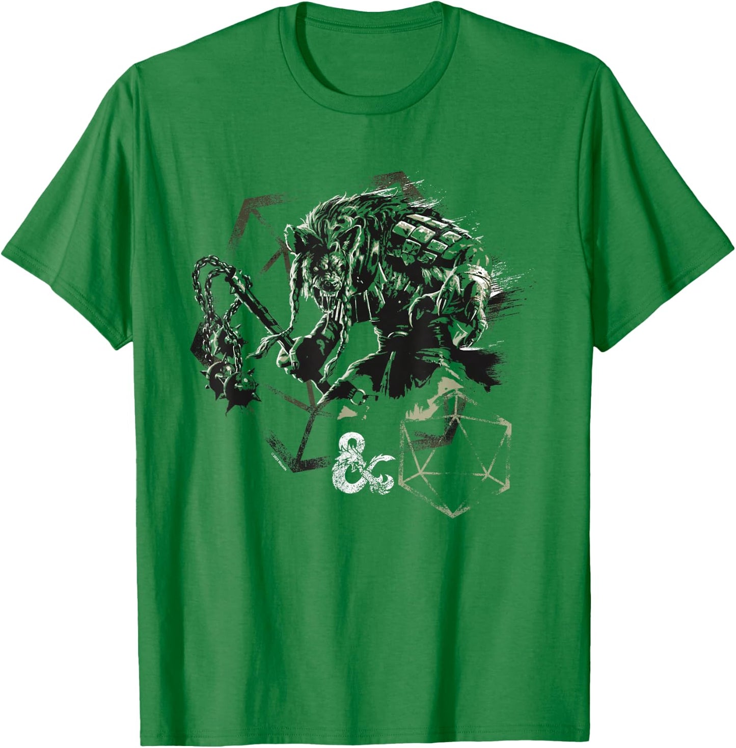 Dungeons & Dragons On a Gnoll T-Shirt - T-Shirt | Irish Green