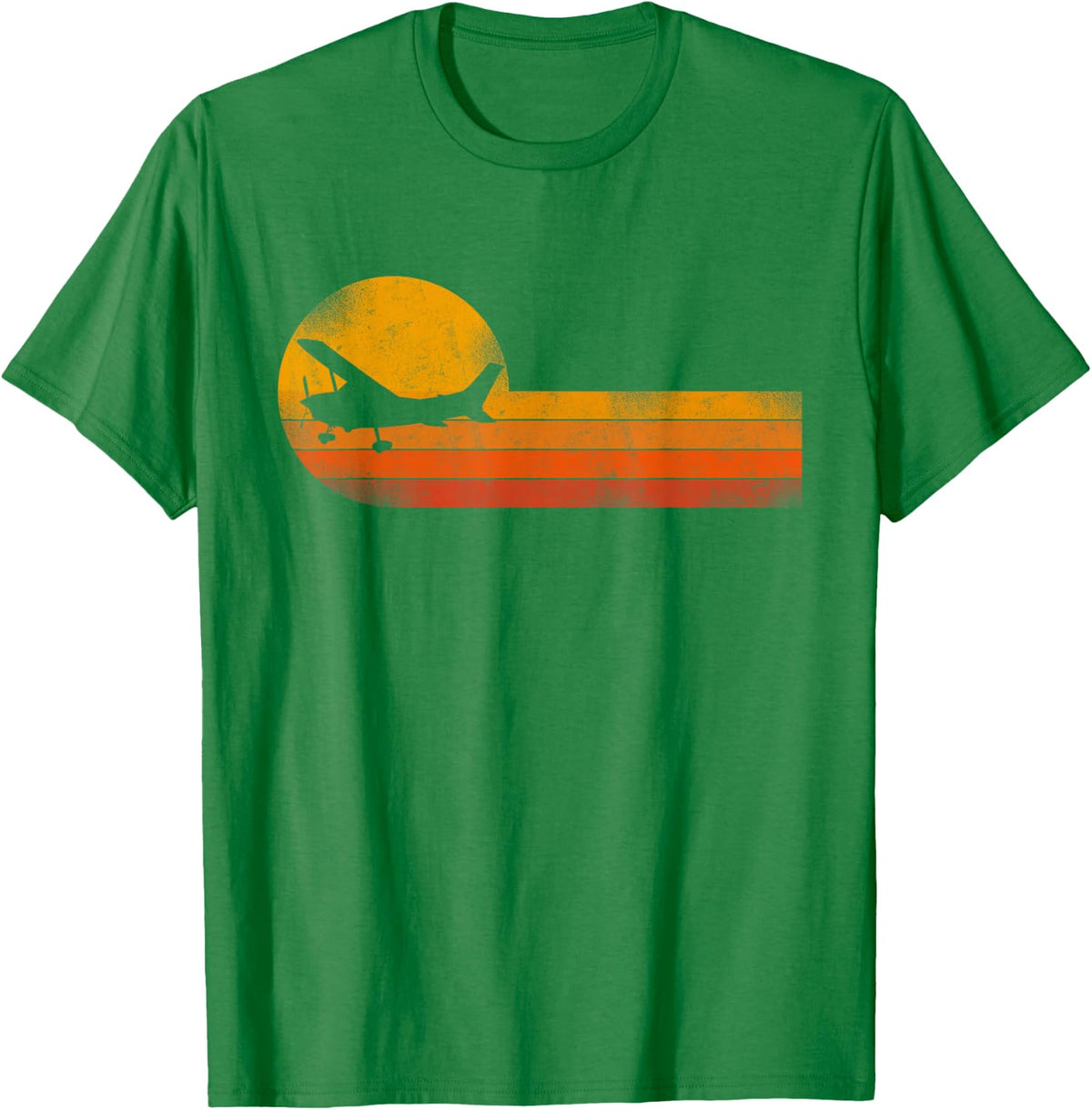 Commercial Aircraft Aviation Plane Pilot HD0 Airplane Pilot Vintage T-Shirt - T-Shirt | Irish Green
