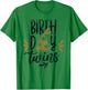 Birthday Twins Celebrate Cute Twin T-Shirt - T-Shirt | Irish Green