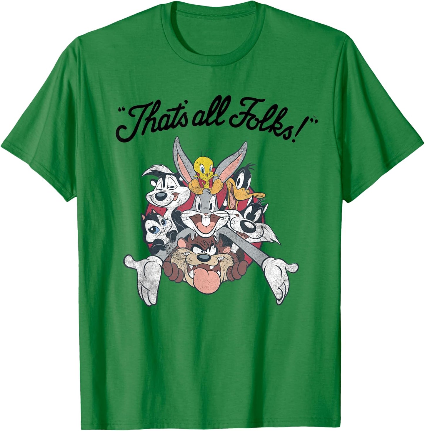 All Stars That's All Folks T-Shirt - T-Shirt | Irish Green