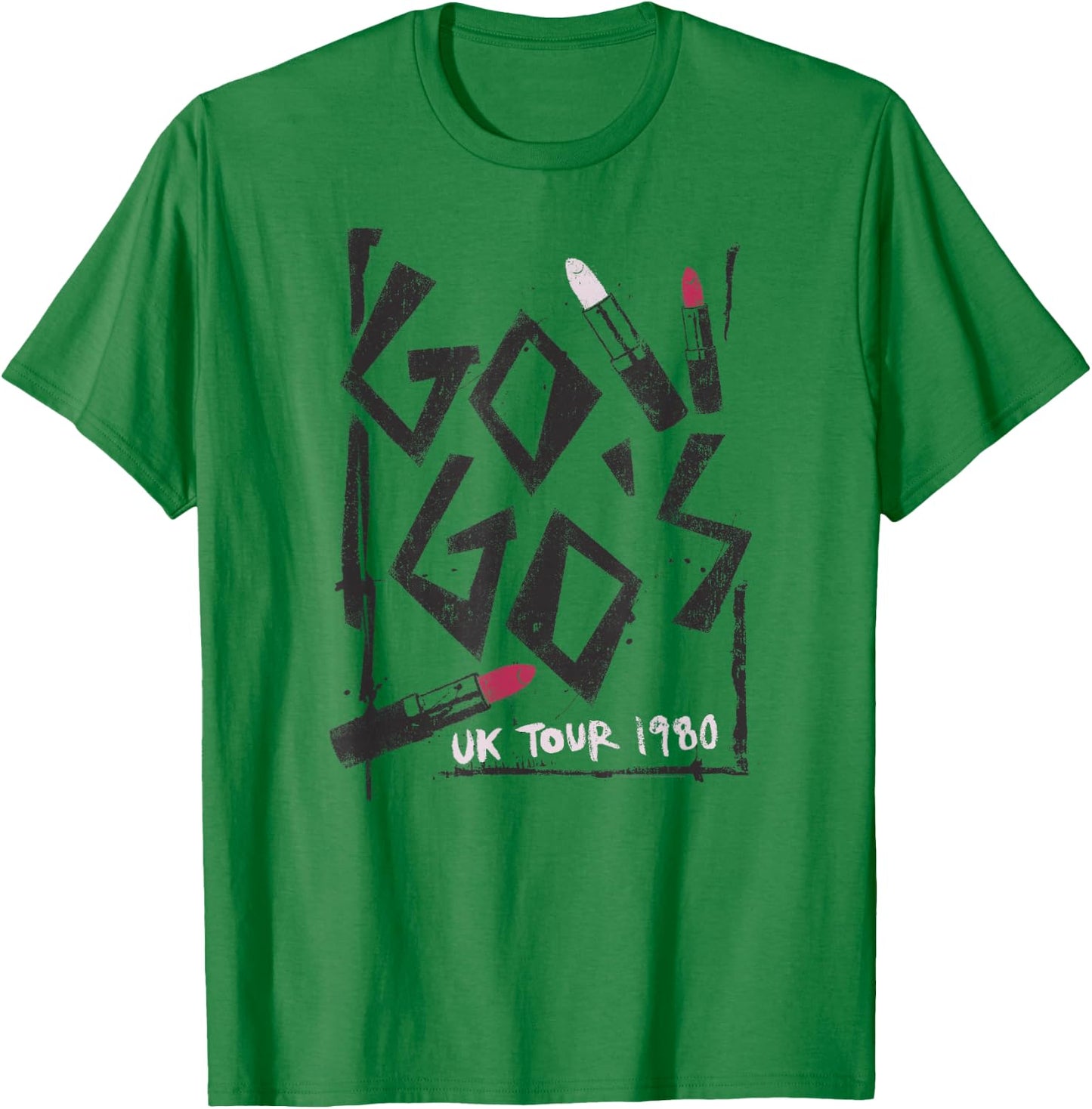 The Go-Go's - UK 1980 Tour T-Shirt - T-Shirt | Irish Green
