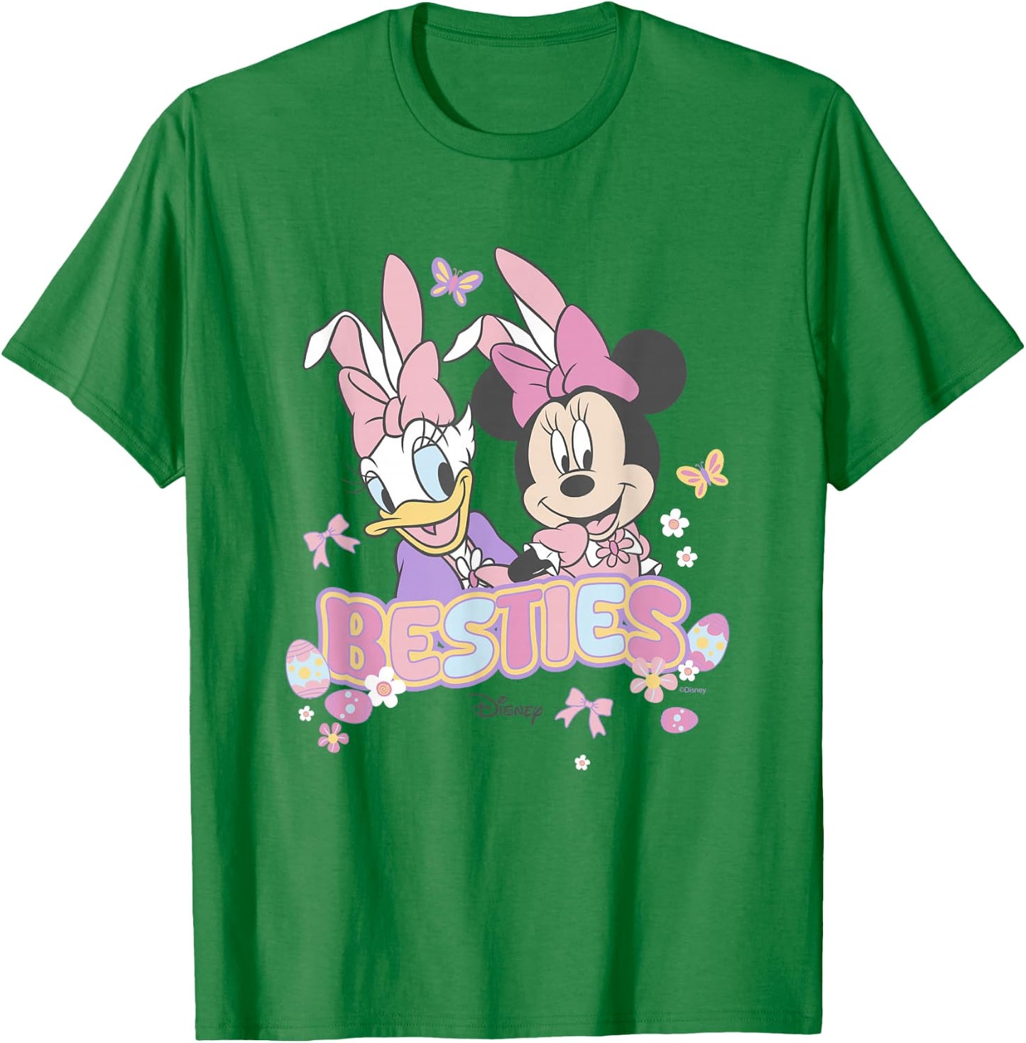 Disney Minnie Mouse Easter Besties T-Shirt - T-Shirt | Irish Green