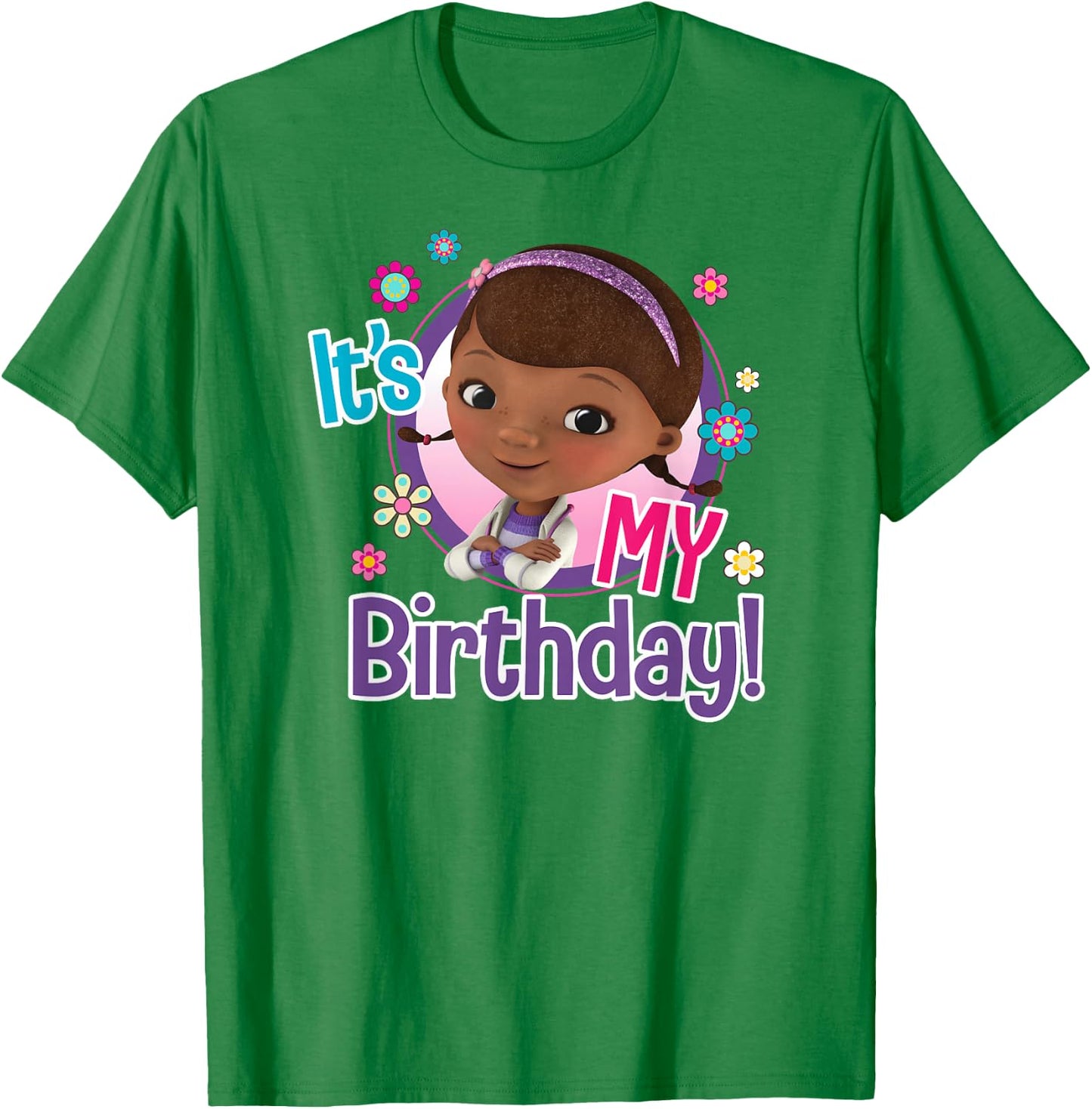 Disney - Junior Doc Its My Birthday T-Shirt - T-Shirt | Irish Green
