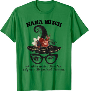 Magical Nana Witch - Awesome Halloween Witchy Nana Costume T-Shirt - T-Shirt | Irish Green