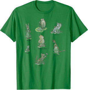 Disney Winnie The Pooh Classic Group Shot T-Shirt - T-Shirt | Irish Green