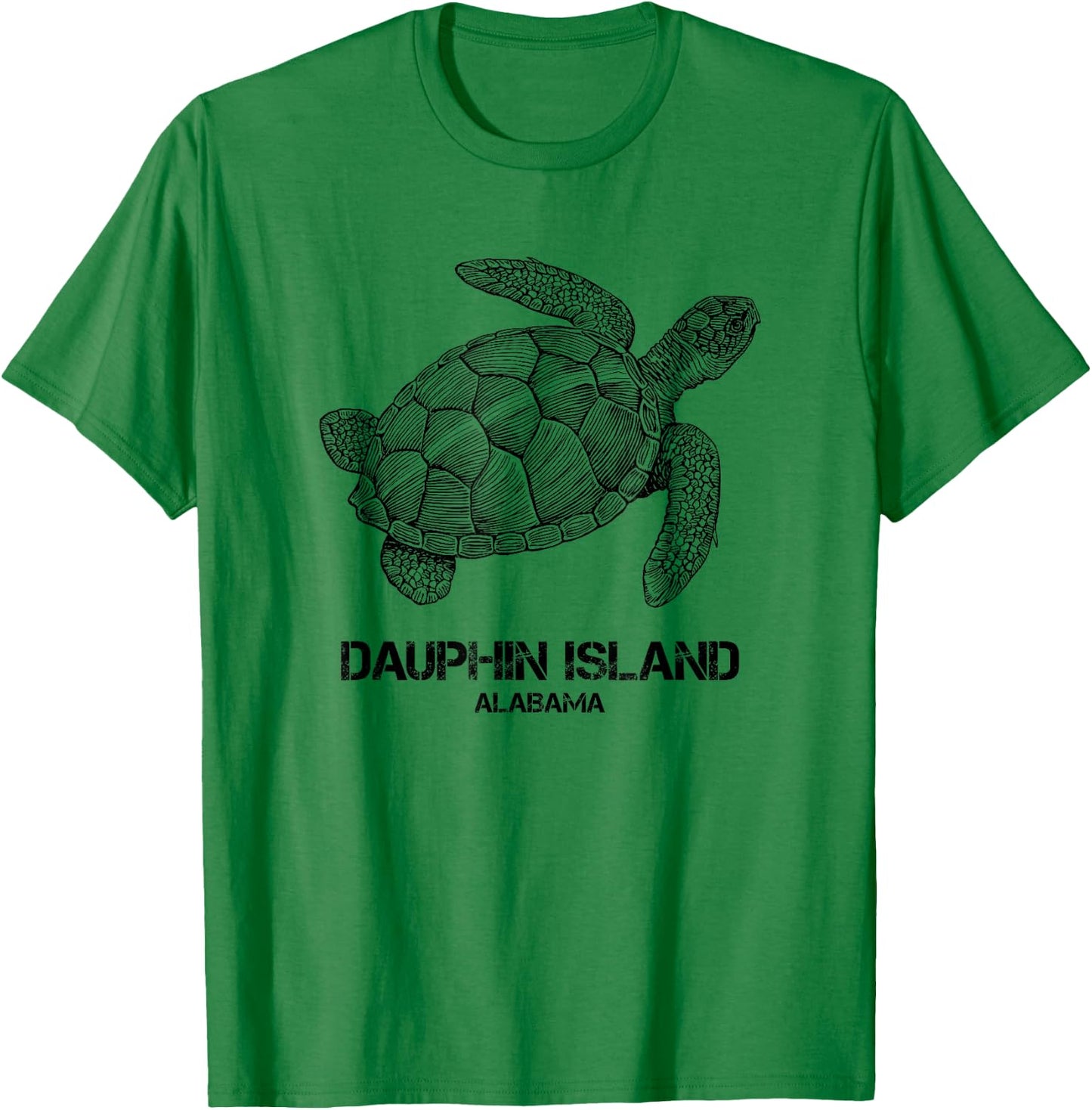Dauphin Island Alabama T-Shirt - T-Shirt | Irish Green