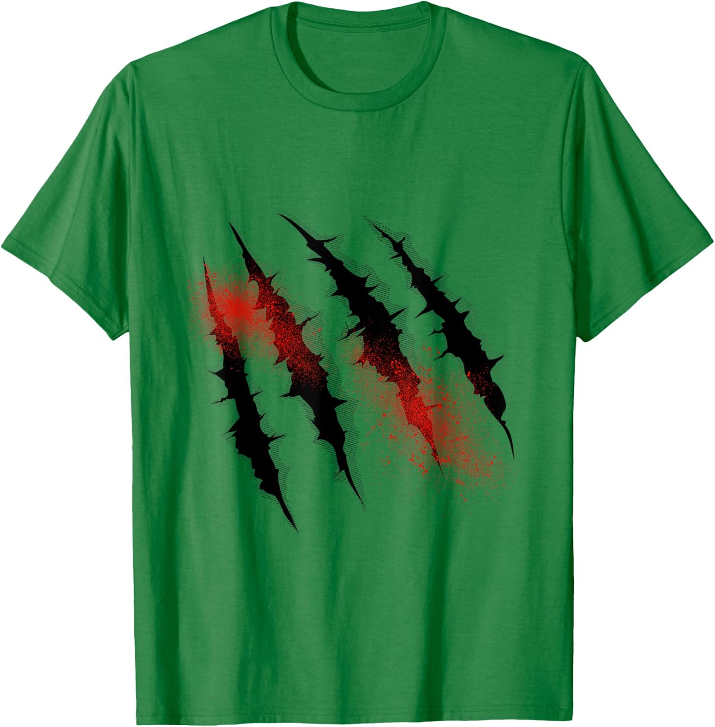 Dinosaur T rex Claw Marks For Halloween Boys Men Kids T-Shirt - T-Shirt | Irish Green