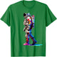 Astronaut Space Motif Colorful Astronaut T-Shirt - T-Shirt | Irish Green