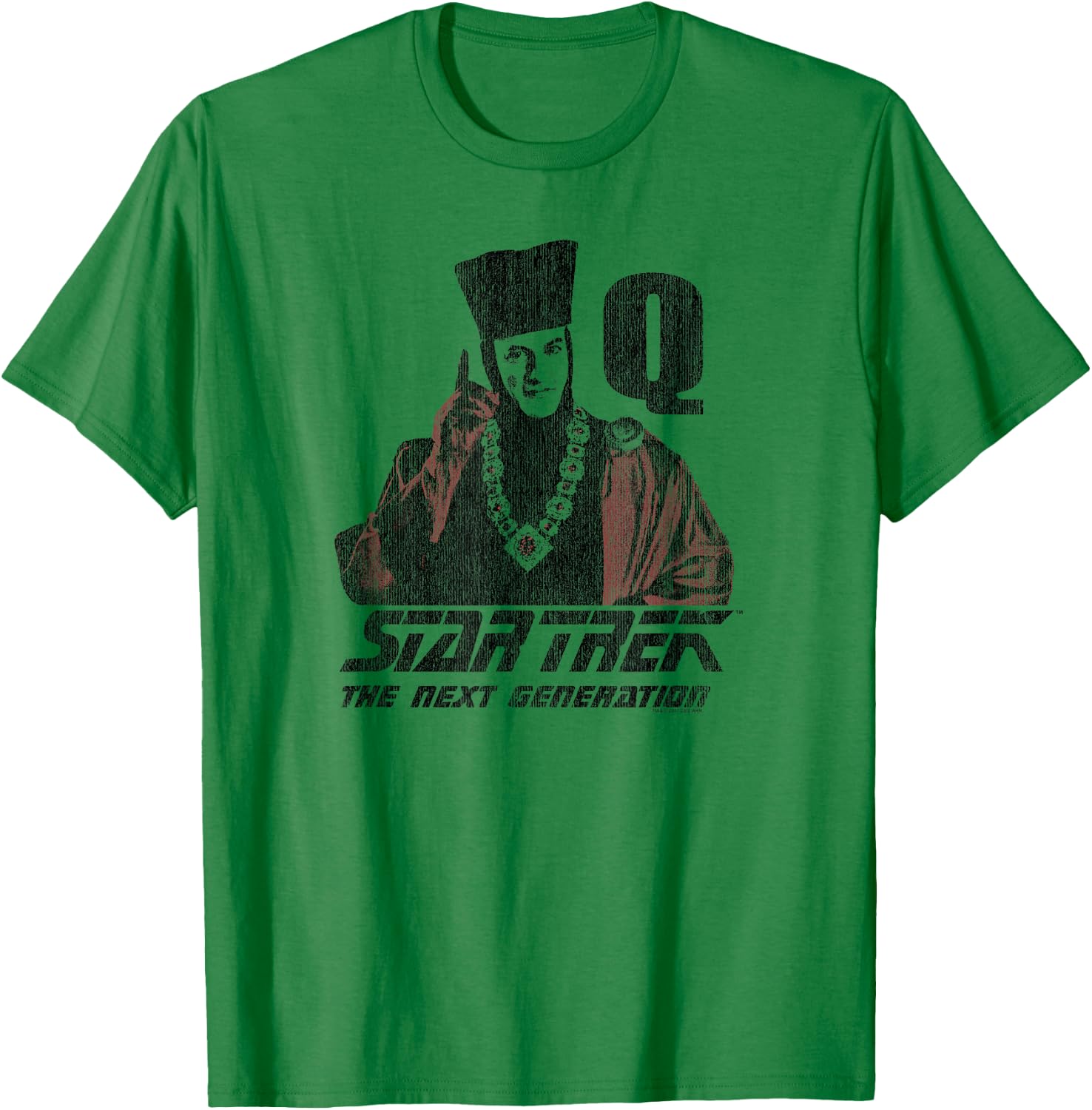 Star Trek Q Point T-Shirt - T-Shirt | Irish Green