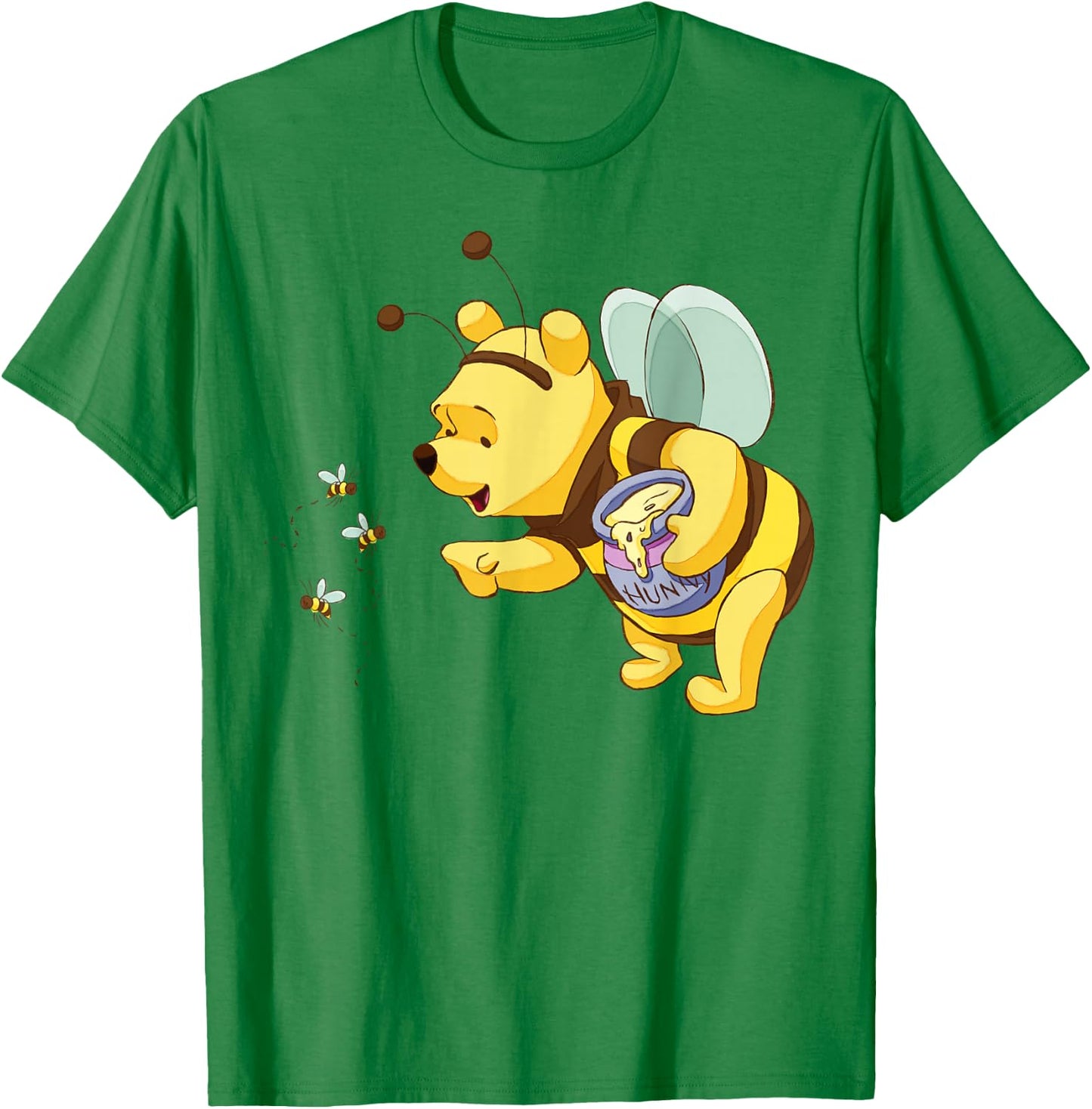 Winnie The Pooh - Pooh Honey Bee Costume T-Shirt - T-Shirt | Irish Green