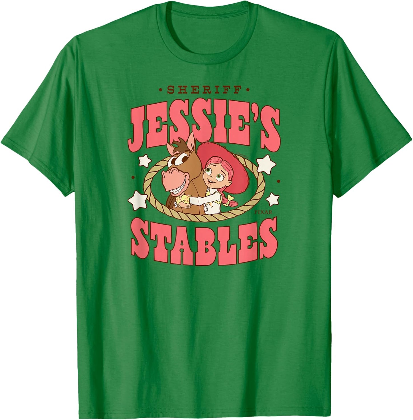 Toy Story 5 - Sheriff Jessie's Stables T-Shirt - T-Shirt | Irish Green