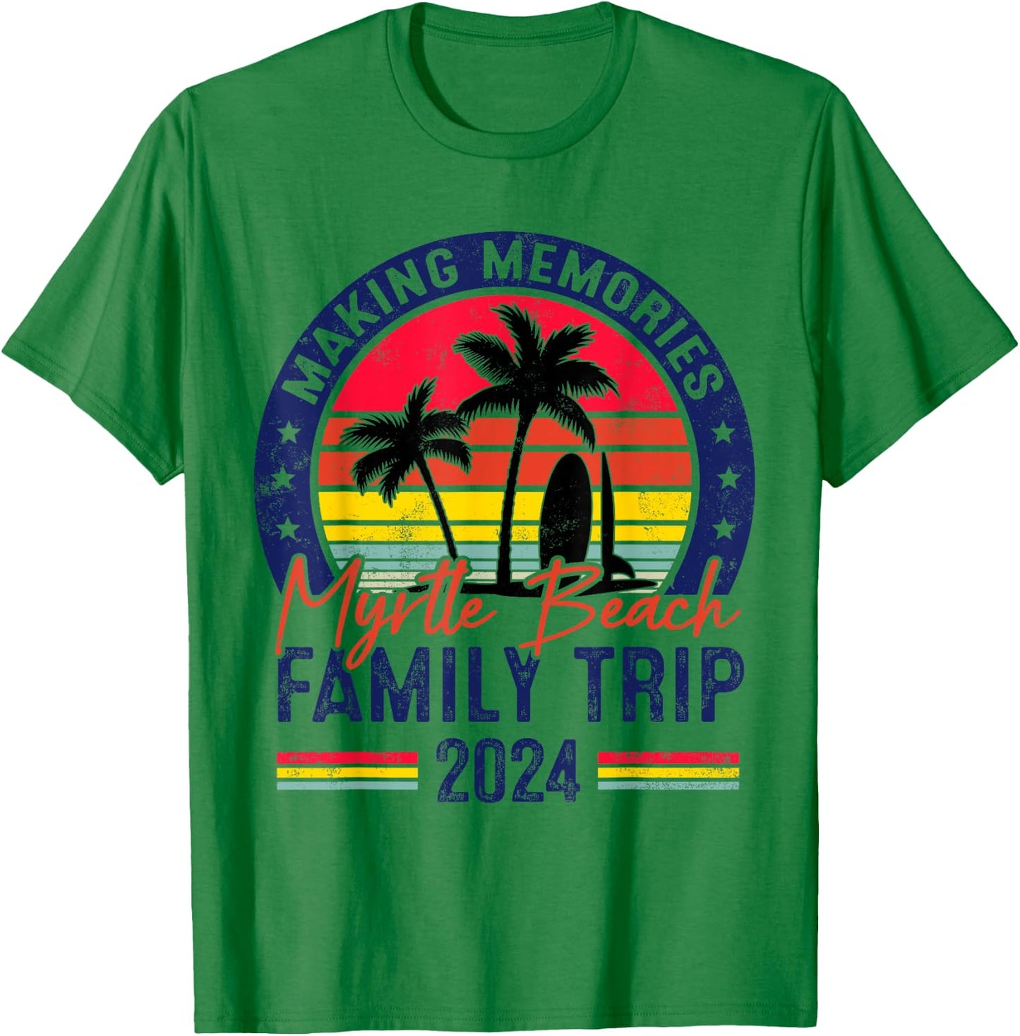 Myrtle Beach Family Trip 2024 Matching Vacation Summer 2024 Women Kids T-Shirt - T-Shirt | Irish Green