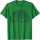 Cute chameleon to paint and color in for children T-Shirt - T-Shirt | Irish Green