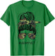 Army Vet Life Messy Bun Camo Print Sunglasses Veterans Day T-Shirt - T-Shirt | Irish Green