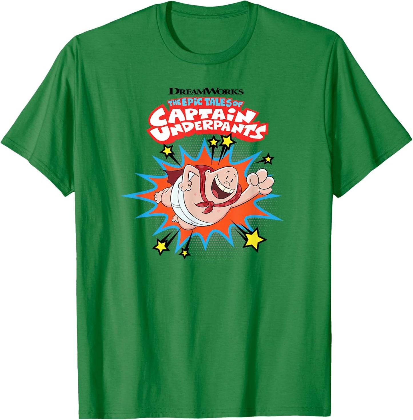 Captain Underpants The Epic Tales First Epic Film T-Shirt - T-Shirt | Irish Green
