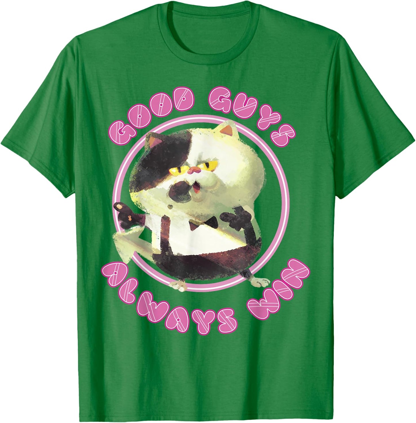 Nintendo Splatoon Good Guys Always Win Graphic T-Shirt - T-Shirt | Irish Green