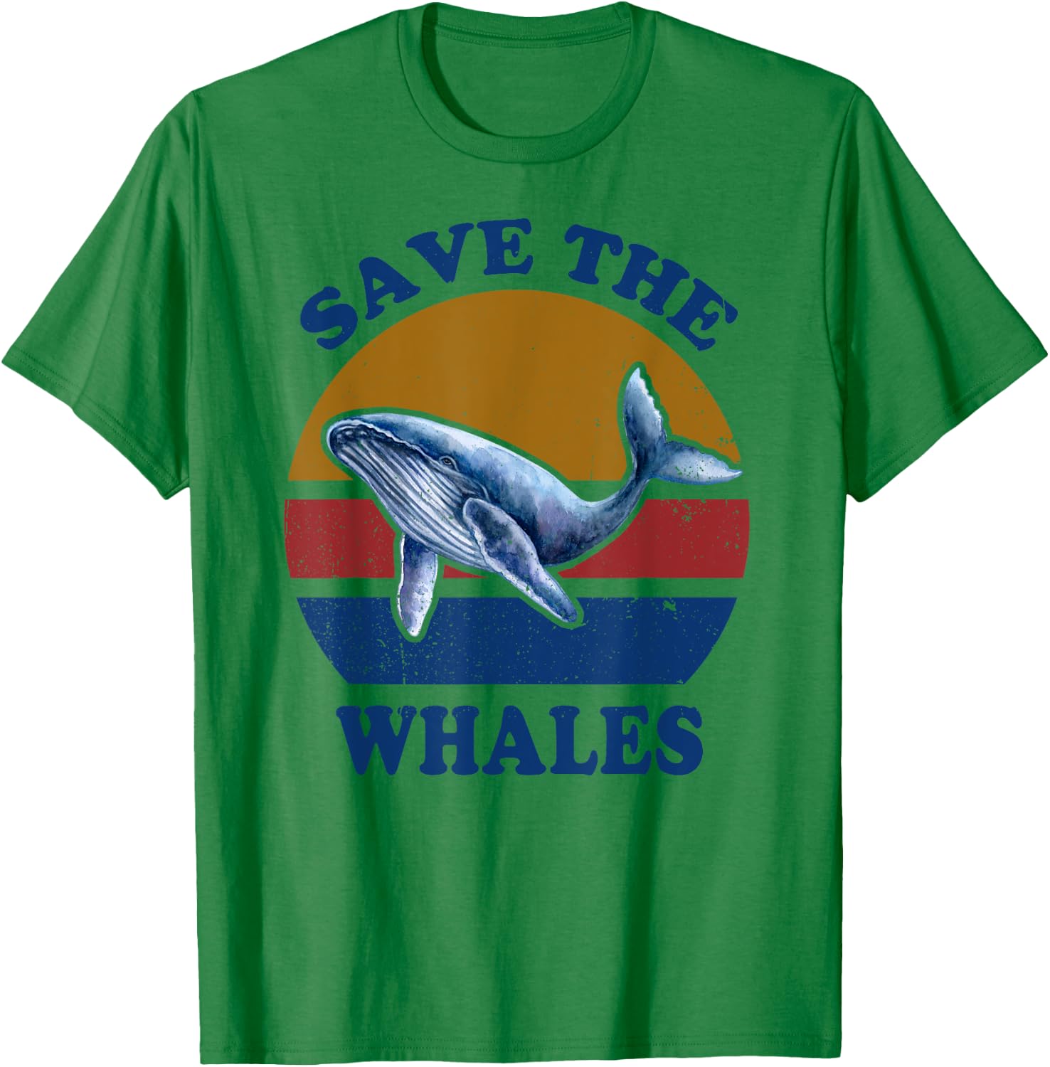 Funny Save The Whales for Environmentalist Ocean Lovers T-Shirt - T-Shirt | Irish Green