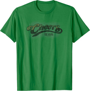Cheers Watercolor Logo T-Shirt - T-Shirt | Irish Green