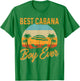 Best Cabana Boy Ever Sunset Palm Trees Funny Novelty T-Shirt - T-Shirt | Irish Green