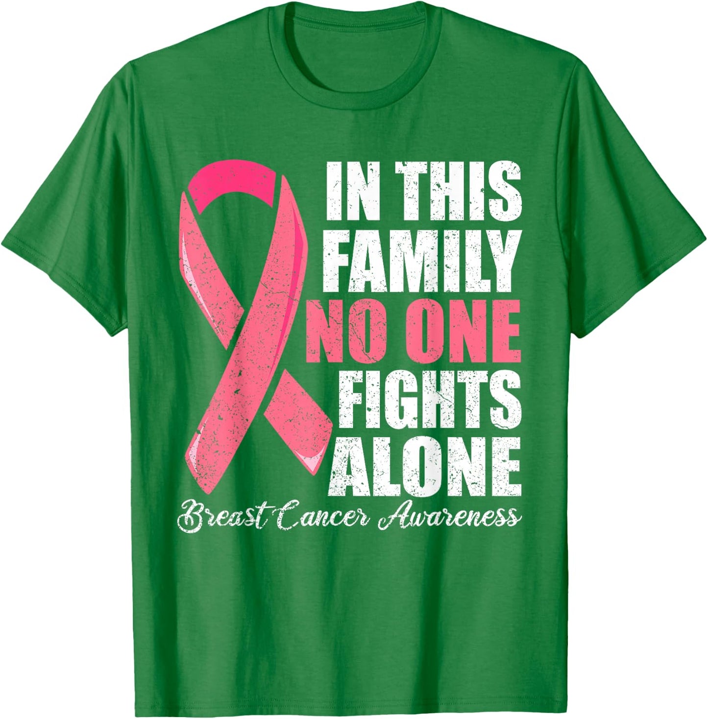 Support Breast Cancer Women, Pink Breast cancer Shirt T-Shirt - T-Shirt | Irish Green