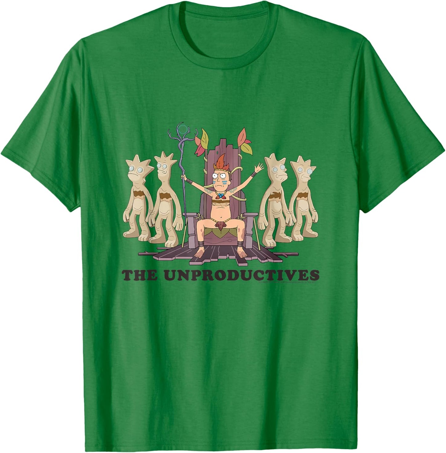 Rick and Morty The Unproductives T-Shirt - T-Shirt | Irish Green