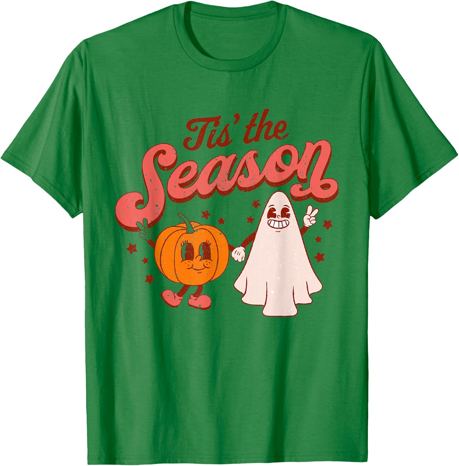 Tis the Season Funny Halloween T-Shirt - T-Shirt | Irish Green