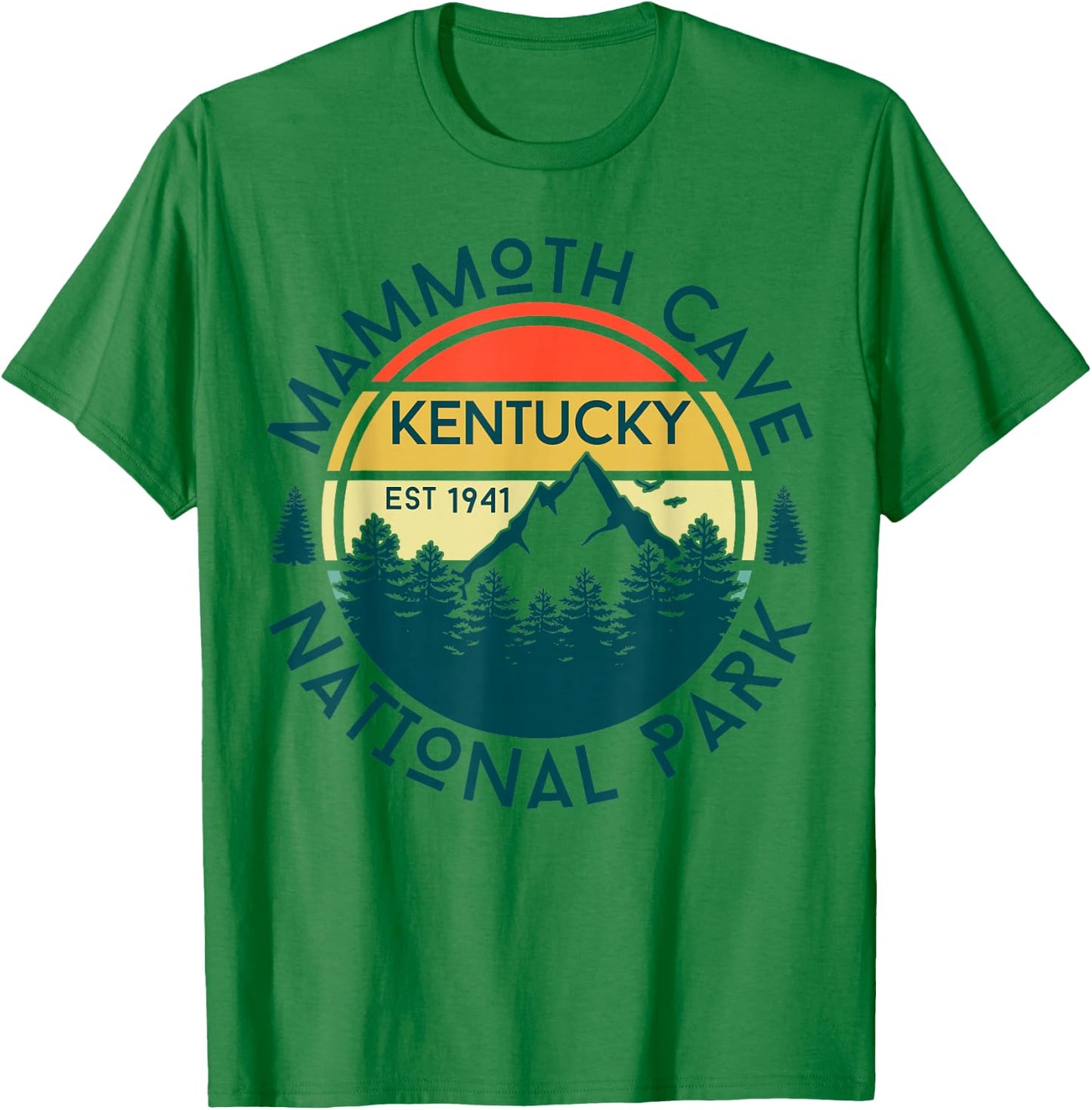 Mammoth Cave National Park T-Shirt - T-Shirt | Irish Green