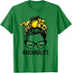 Messy Bun Nonna Life Softball Nonna Mothers Day T-Shirt - T-Shirt | Irish Green