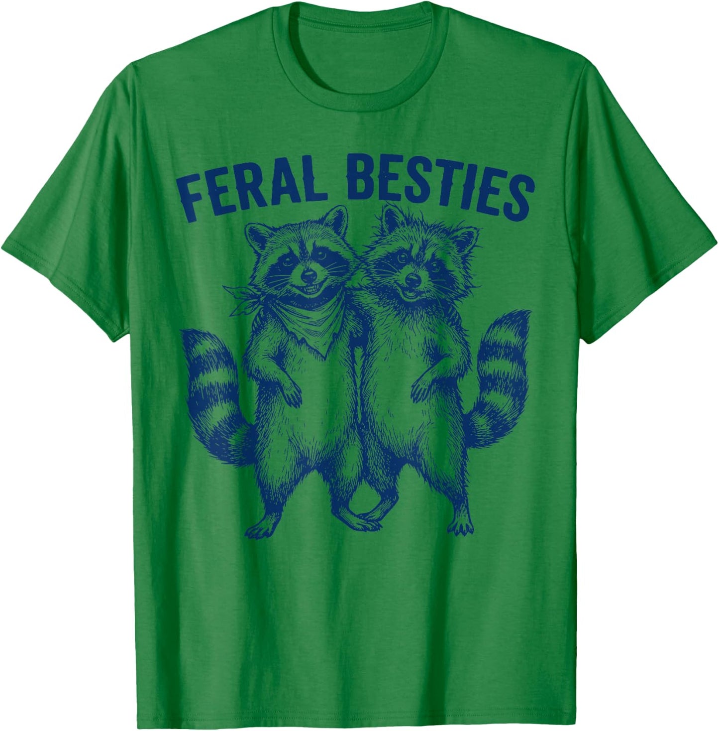 Possum Feral Besties Matching Friend Twinning Funny BFF T-Shirt - T-Shirt | Irish Green
