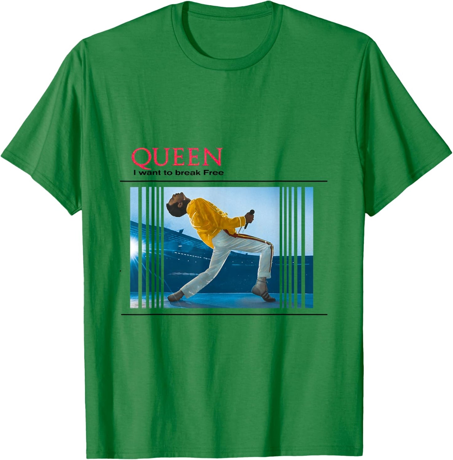Queen I Want to Break Free T-Shirt - T-Shirt | Irish Green