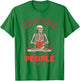 Reading Because Punching People Is Wrong T-Shirt - T-Shirt | Irish Green