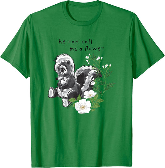 Bambi - He Can Call Me A Flower T-Shirt - T-Shirt | Irish Green