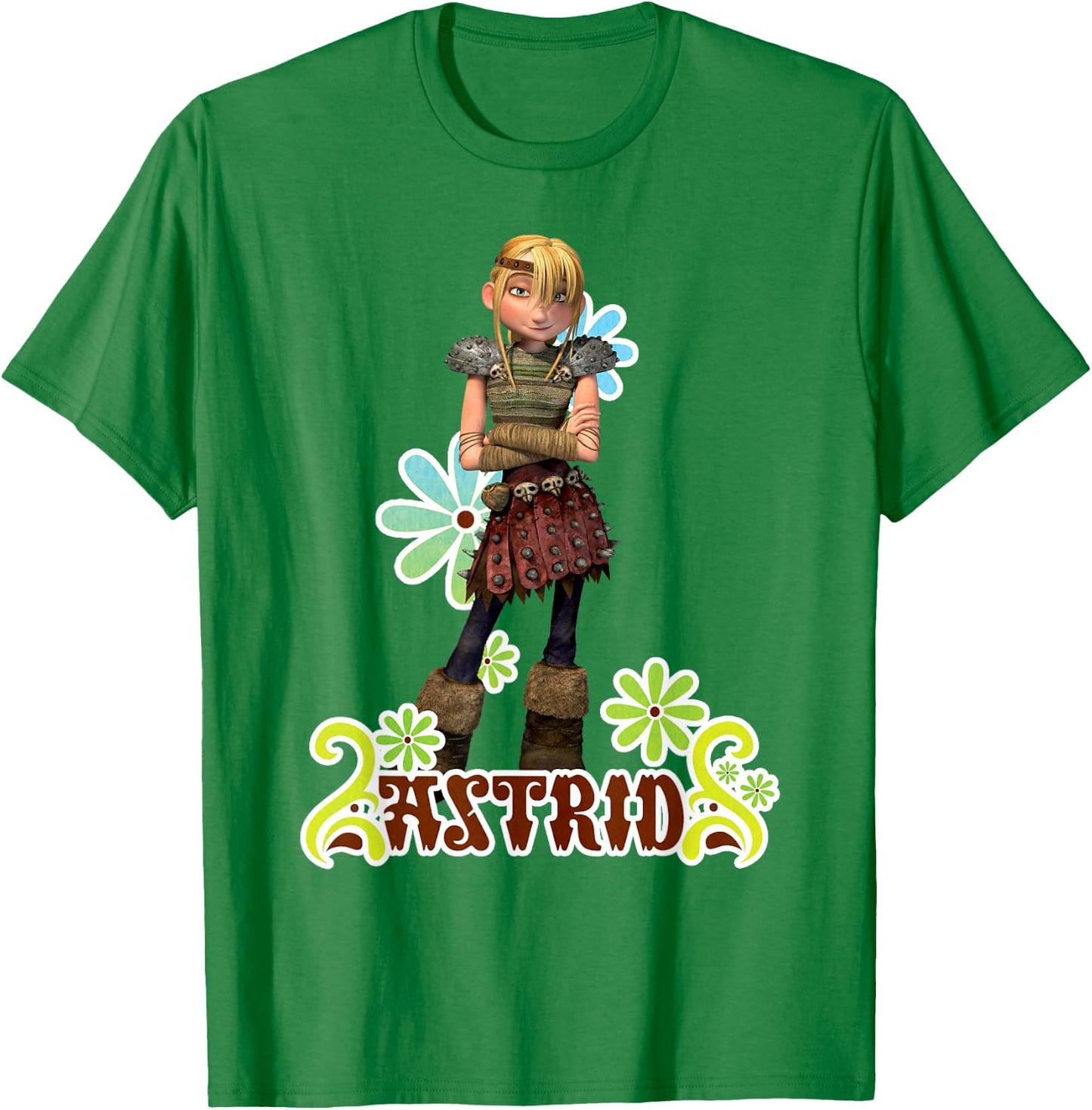 DreamWorks' Dragons: Astrid T-Shit T-Shirt - T-Shirt | Irish Green