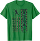 Baseball Fan Usa American Flag Camo Camouflage Batter T-Shirt - T-Shirt | Irish Green