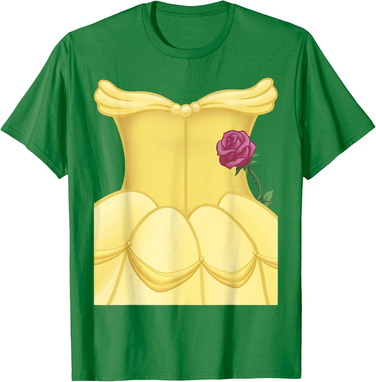 Disney Beauty And Beast Belle Halloween Dress Costume T-Shirt - T-Shirt | Irish Green