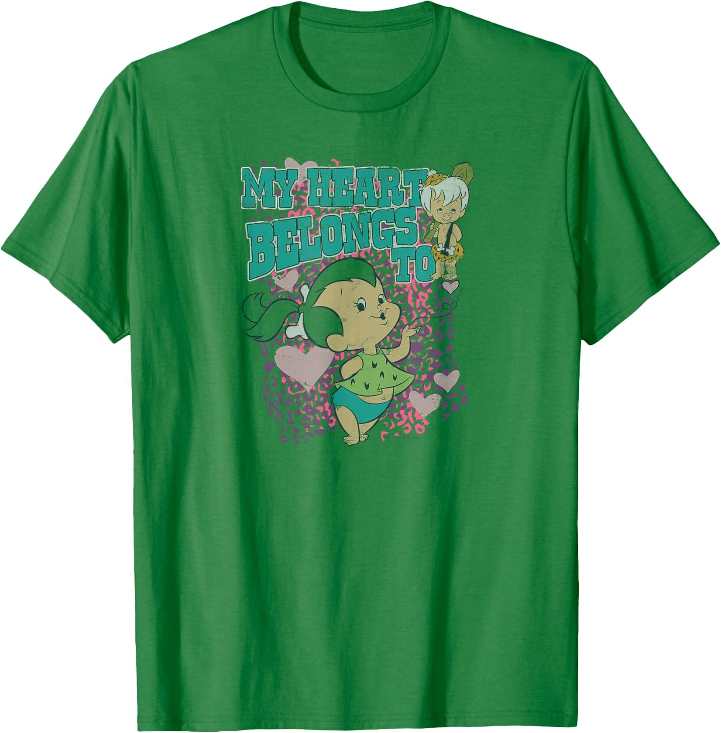 The Flintstones Pebbles My Heart T-Shirt - T-Shirt | Irish Green