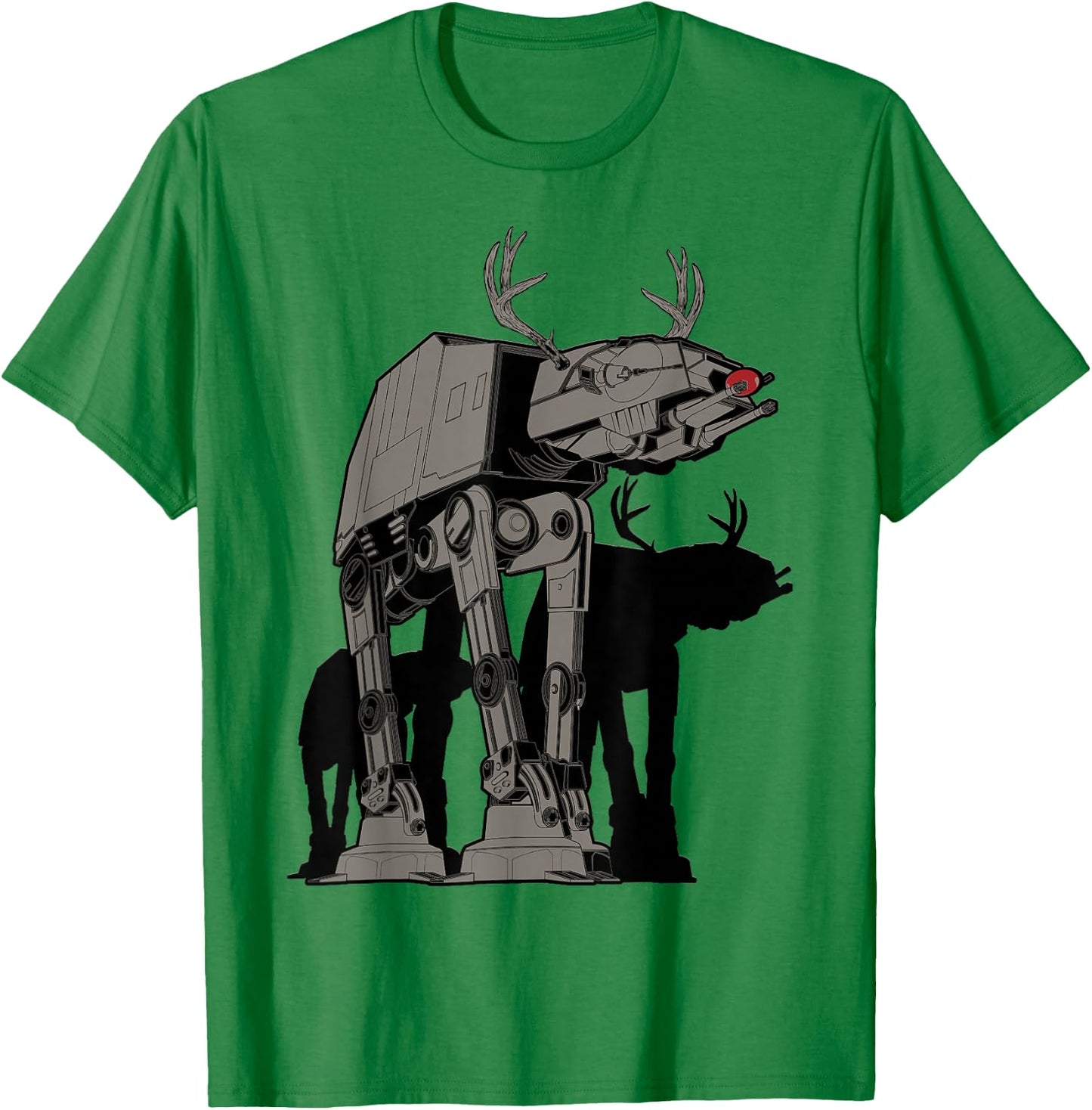 Star Wars Christmas ATAT Reindeer Graphic T-Shirt - T-Shirt | Irish Green