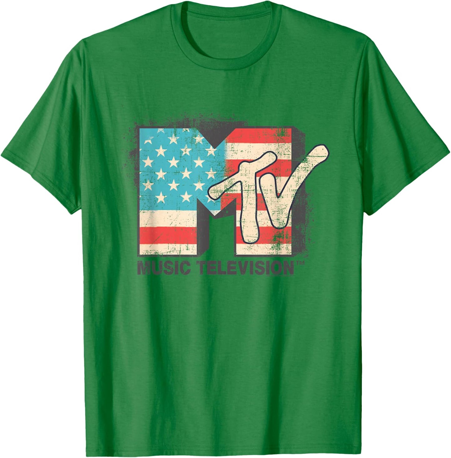 MTV Americana Logo T-Shirt - T-Shirt | Irish Green