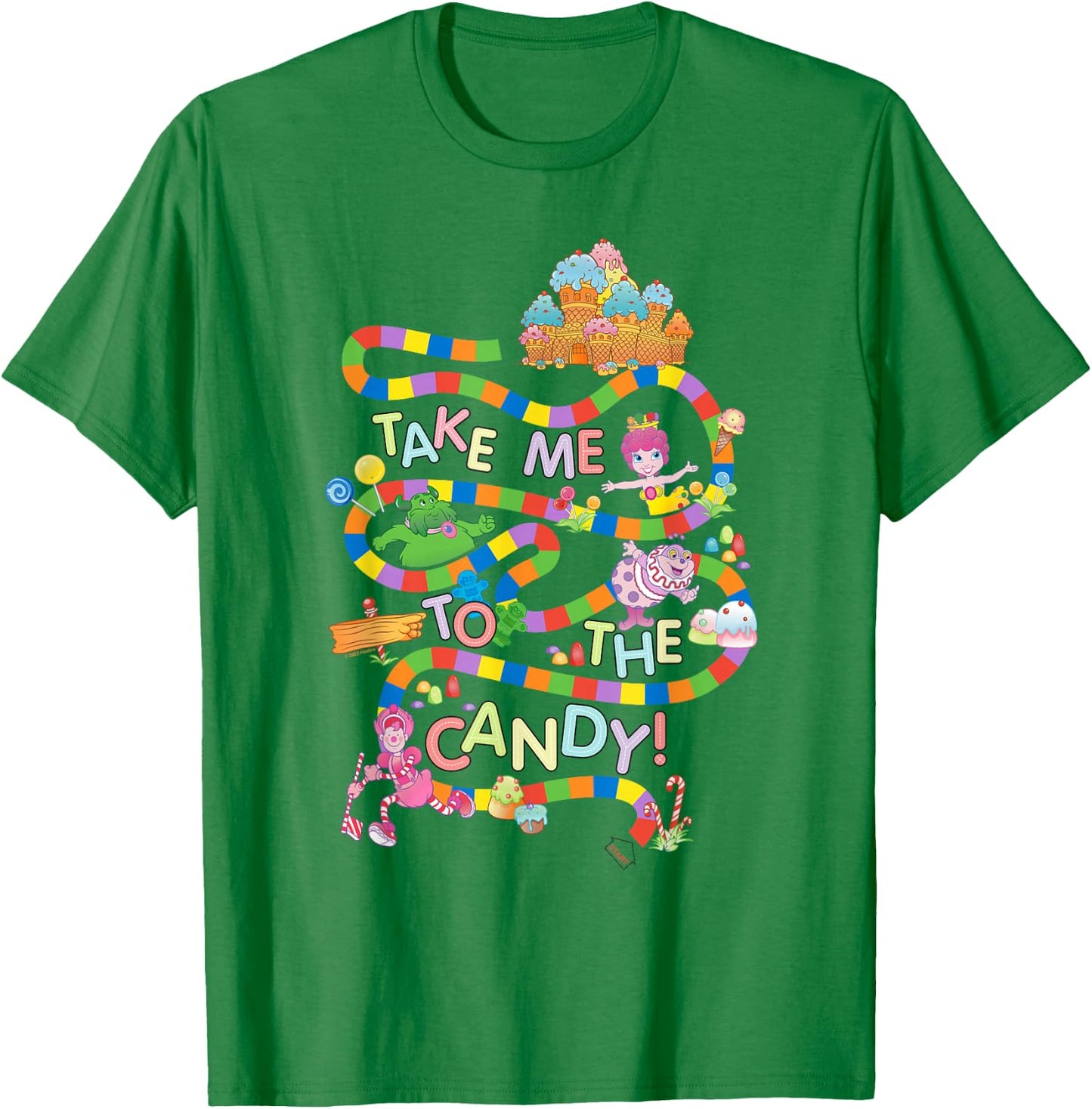 Candy Land Take Me to The Candy Small T-Shirt - T-Shirt | Irish Green